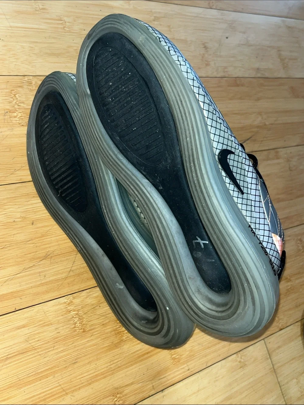 Nike Air Max 720-818 Metallic Silver Sneakers